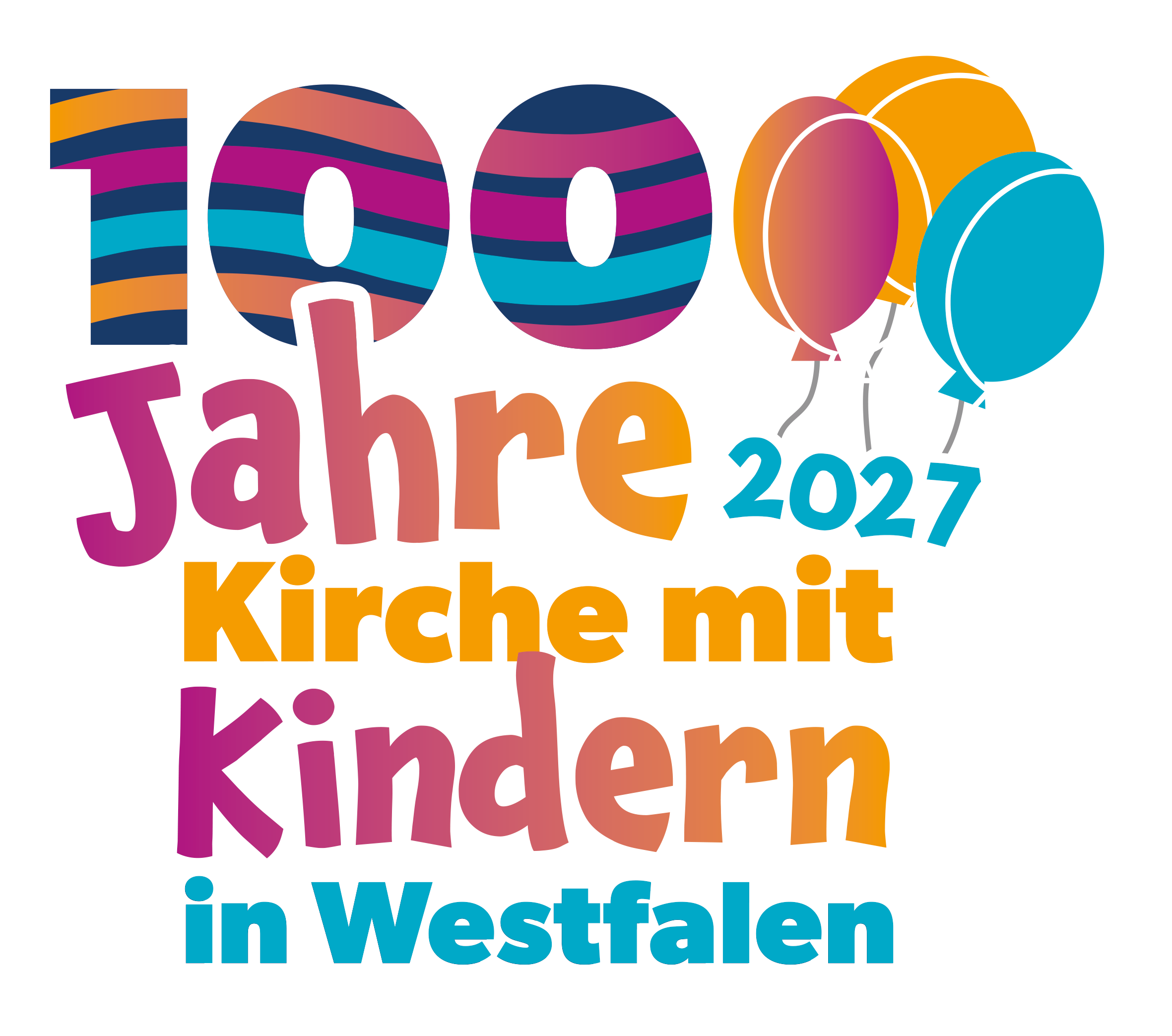 Logo 100 Jahre Kirche mit Kindern in Westfalen