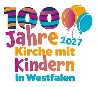 Logo 100 Jahre Kirche mit Kindern in Westfalen